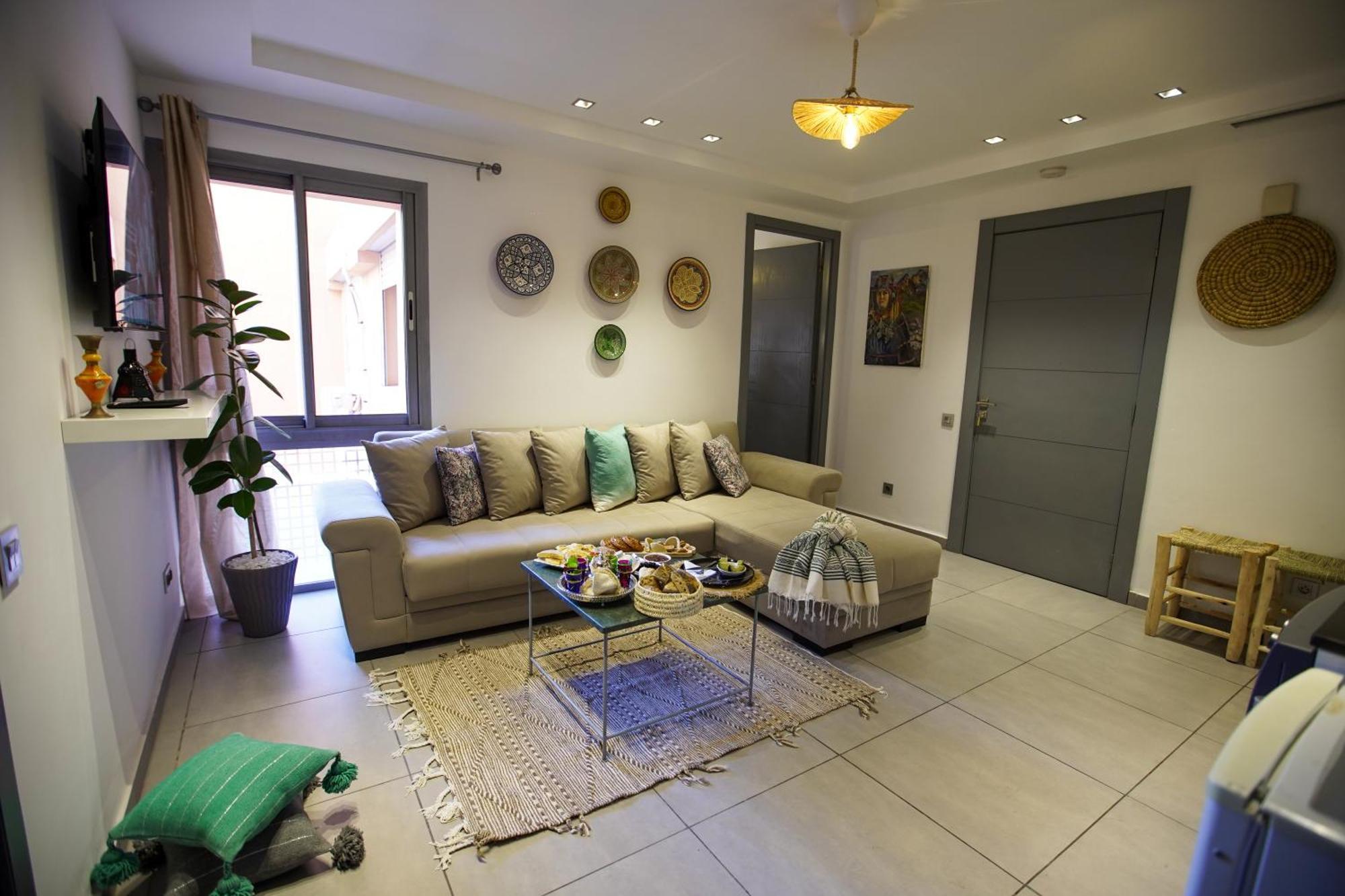 Lovely 2-Bedroom With Ac-Netflix-Nespreso Marrakesh Bagian luar foto